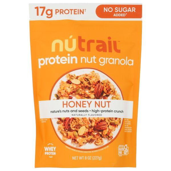 NUTRAIL: Honey Nut Protein Nut Granola, 8 oz