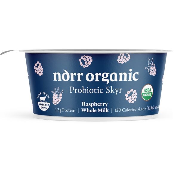 NORR ORGANIC: Organic Raspberry Probiotic Skyr, 4.4 fo