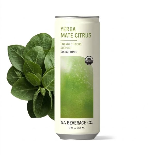 NA BEVERAGE CO: Yerba Mate Citrus Social Tonic, 12 fo