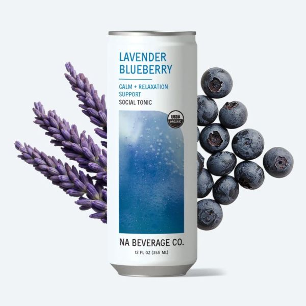 NA BEVERAGE CO: Lavender Blueberry Social Tonic, 12 fo