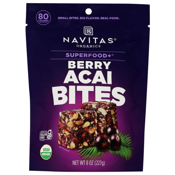 NAVITAS: Berry Acai Bites, 8 oz