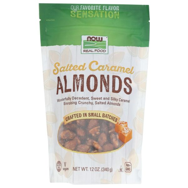 NOW: Salted Caramel Almonds, 12 oz