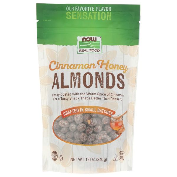 NOW: Cinnamon Honey Almonds, 12 oz