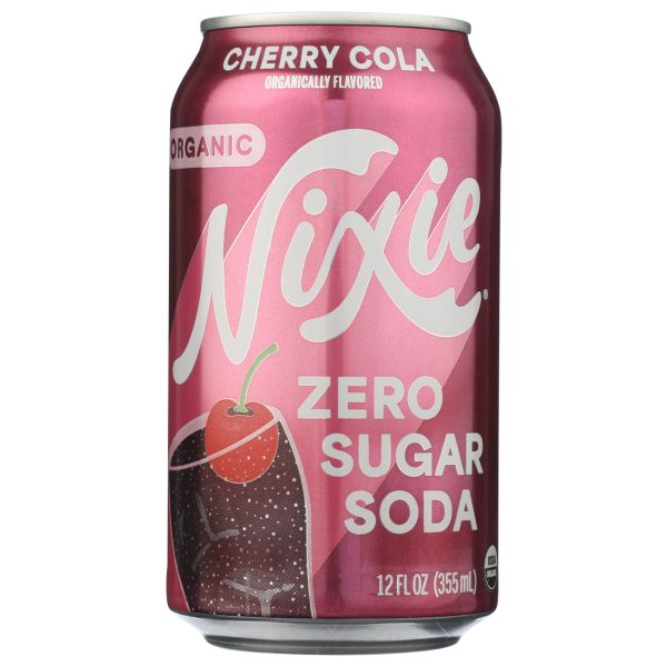 NIXIE: Cherry Cola Zero Sugar Soda, 12 fo
