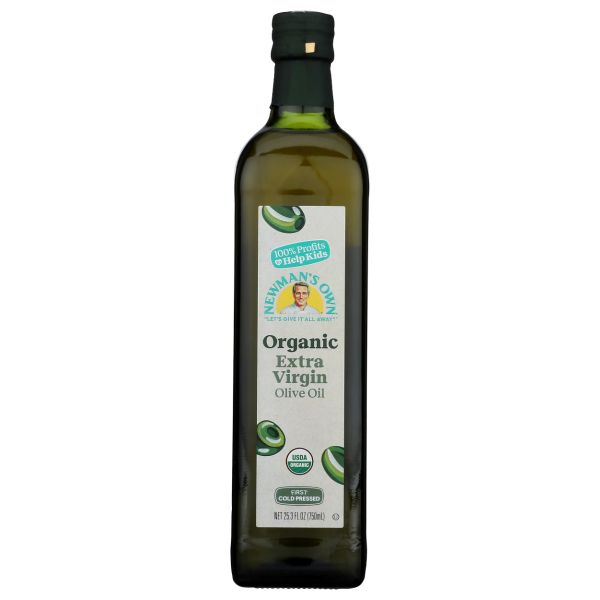 NEWMANS OWN: Organic Extra Virgin Olive Oil, 25.3 oz