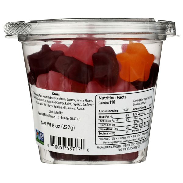 NO LABEL: Non GMO Gummy Stars Cup, 8 oz