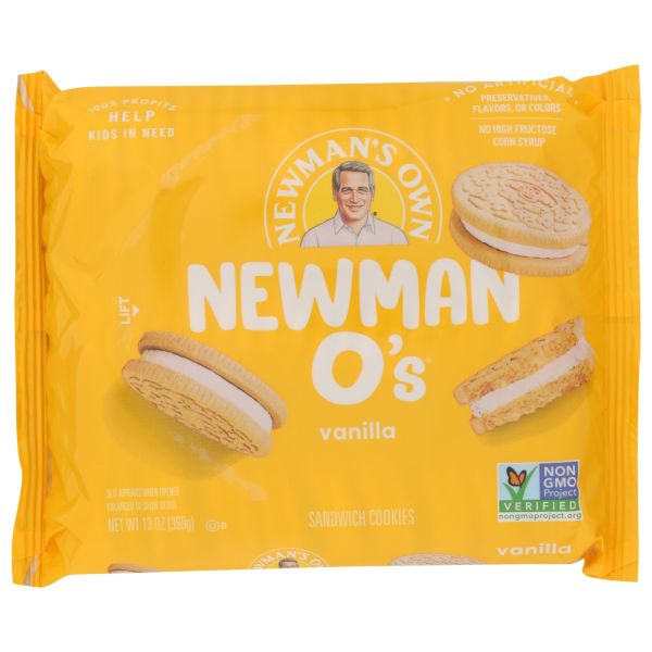 NEWMANS OWN: Vanilla Os Cookies, 13 oz