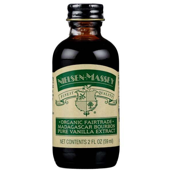 NIELSEN MASSEY: Organic Fairtrade Madagascar Bourbon Pure Vanilla Extract, 2 oz
