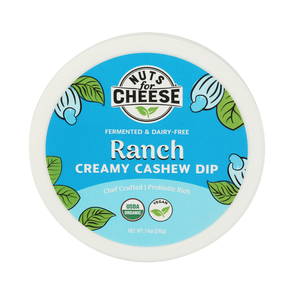 NUTS FOR CHEESE: Creamy Cashew Ranch Dip, 7.4 oz