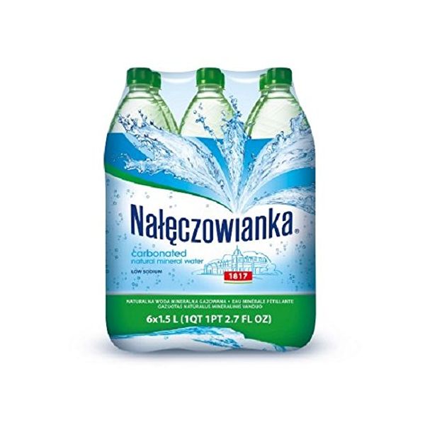 NALECZOWIANKA: Carbonated Natural Mineral Water 6 Count, 9 lt
