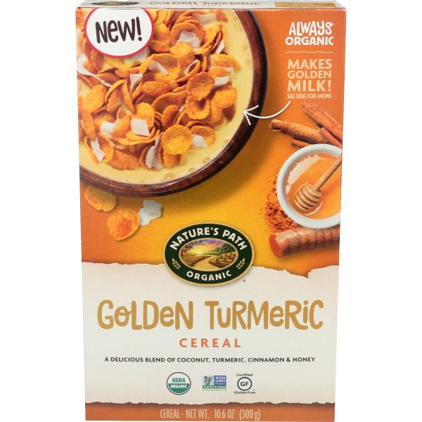 NATURES PATH: Golden Turmeric Cereal, 10.6 oz