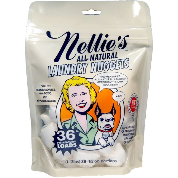 NELLIES ALL NATURAL: Laundry Nuggets 36 Loads, 1.12 lb