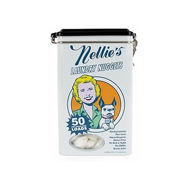 NELLIES ALL NATURAL: Laundry Nuggets 50 Loads, 2.1 lb