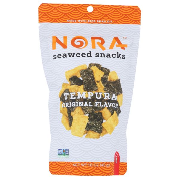 NORA SNACKS: Original Tempura Seaweed Snack, 1.6 oz