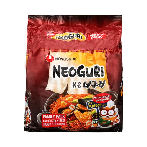 NONG SHIM: Neoguri Stirfry Noodles, 19.33 oz