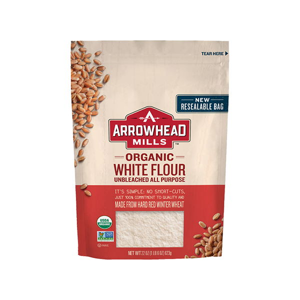 ARROWHEAD MILLS: Flour Bread Unbleached, 5 lb