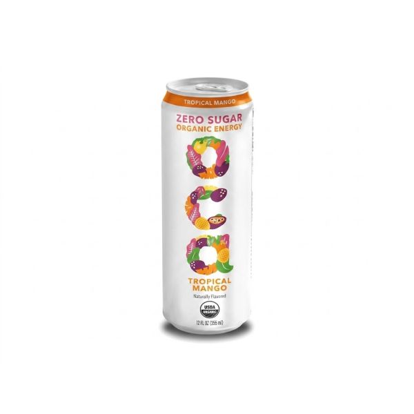 OCA: Tropical Mango Zero Sugar Energy Drink, 12 fo