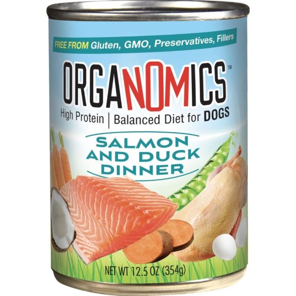 ORGANOMICS: Salmon and Duck Dinner, 12.5 oz