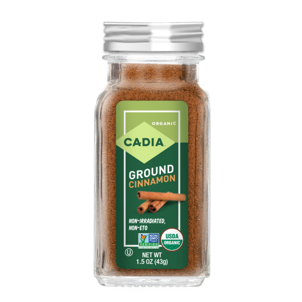 CADIA: Organic Ground Cinnamon, 1.5 oz