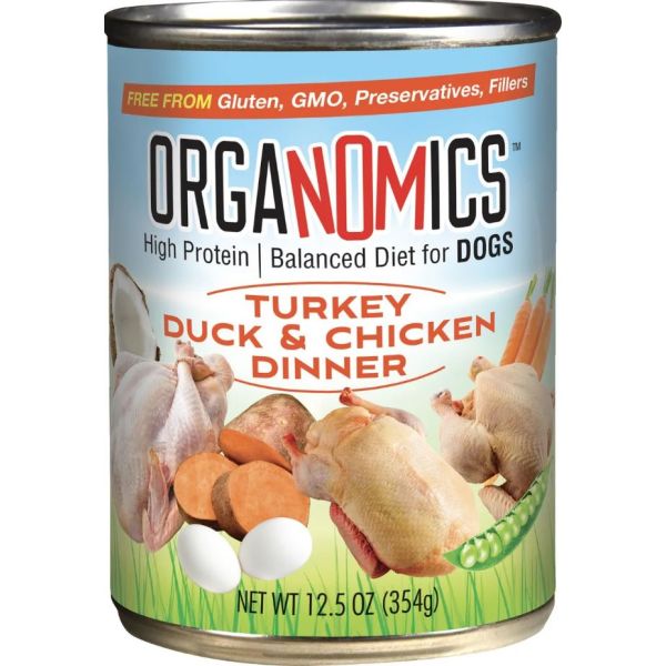 ORGANOMICS: Turkey Duck and Chicken Dinner, 12.5 oz