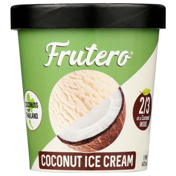 FRUTERO ICE CREAM: Coconut Ice Cream, 1 pt
