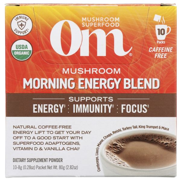 OM MUSHROOMS: Mushroom Morning Energy Blend, 10 pk