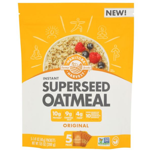MANITOBA HARVEST: Superseed Oatmeal Original, 7 oz