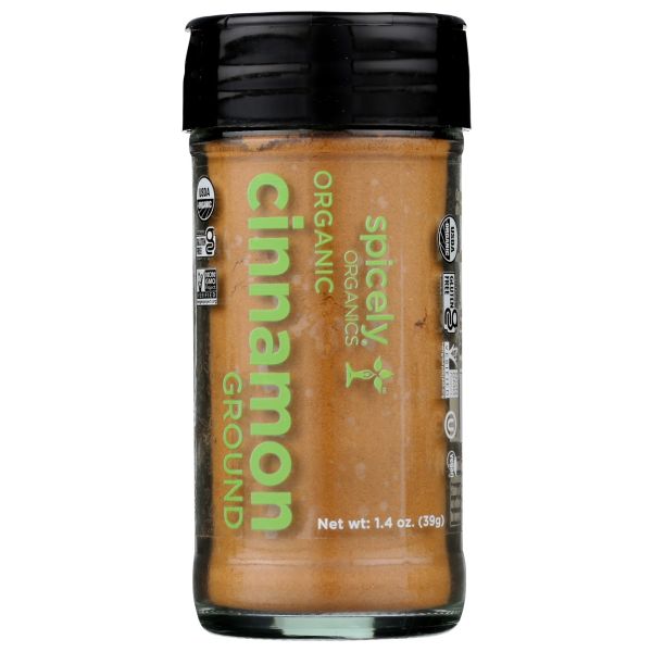 SPICELY ORGANICS: Organic Cinnamon Ground Jar, 1.4 oz