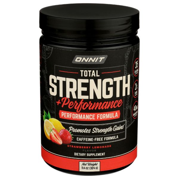 ONNIT: Total Strength Performance Strawberry Lemonade, 11 oz