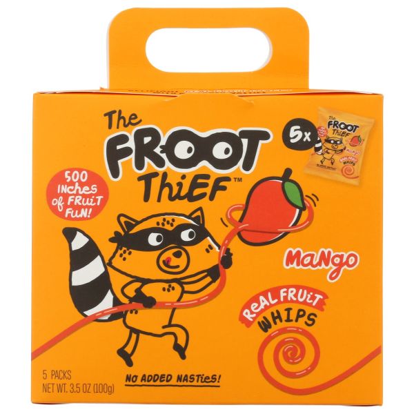 THE FROOT THIEF: Mango Fruit Whip 5Pk, 3.5 oz