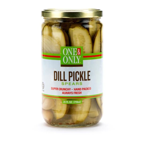 ONE AND ONLY SALAD DRESSING: Dill Pickle Spears, 24 oz