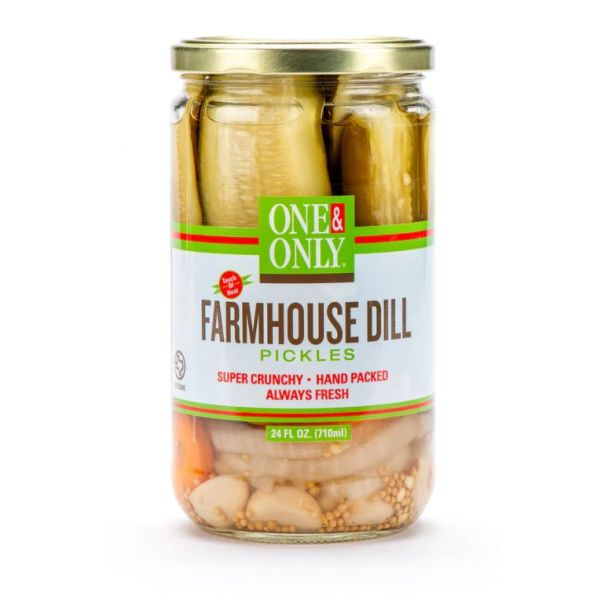ONE AND ONLY SALAD DRESSING: Farmhouse Dill Pickles, 24 oz