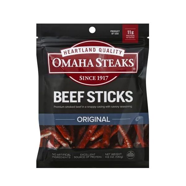 OMAHA STEAKS: Original Beef Sticks, 4.6 oz