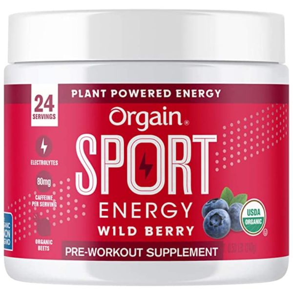 ORGAIN: Sport Energy Wild Berry, 0.53 lb