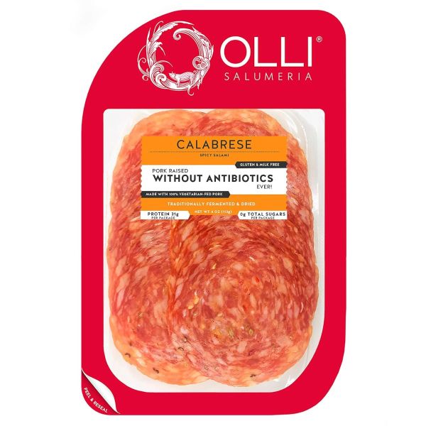 OLLI SALUMERIA: Spicy Calabrese Salami Pre Sliced, 4 oz