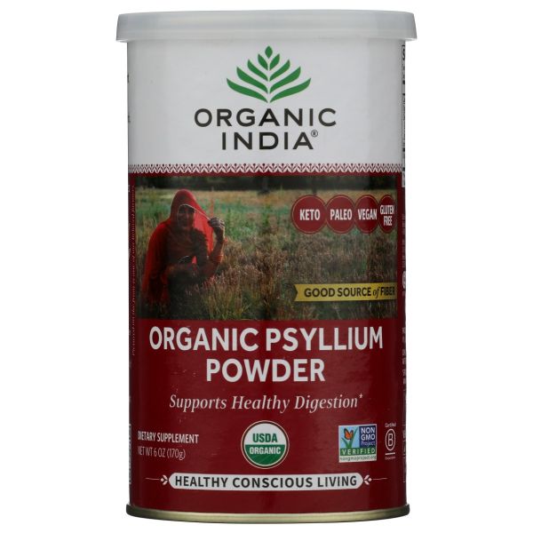 ORGANIC INDIA: Psyllium Powder, 6 oz