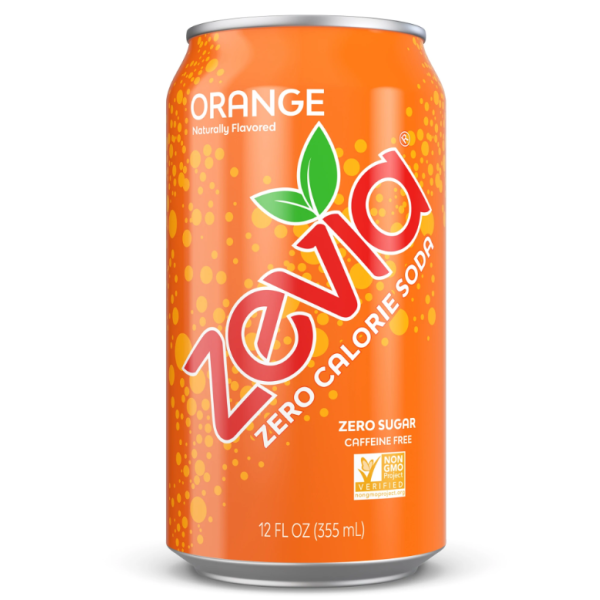 ZEVIA: Orange Soda, 12 fo