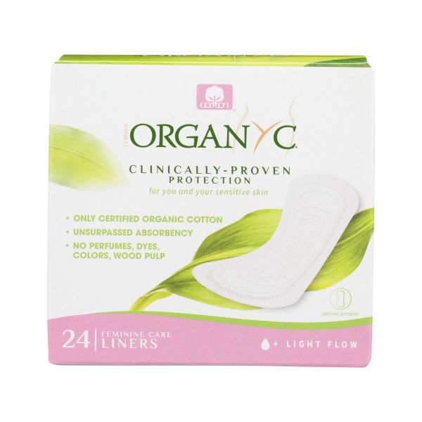 ORGANYC: Organic Panty Liner Folded, 24 pc