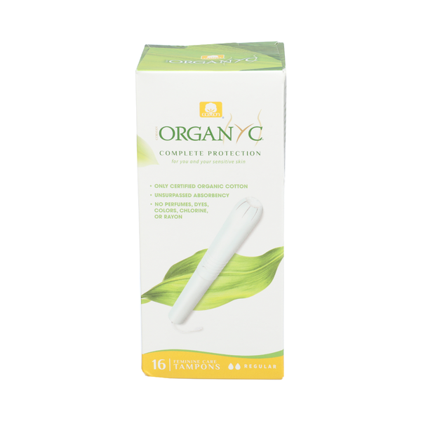 ORGANYC: Tampon With Applicator Regular, 16 pc