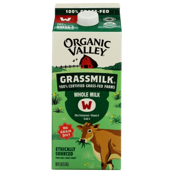 ORGANIC VALLEY: Whole Grassmilk, 59 fo