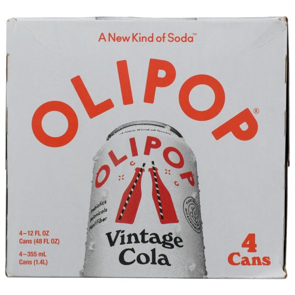 OLIPOP: Vintage Cola 4 Count, 48 fo