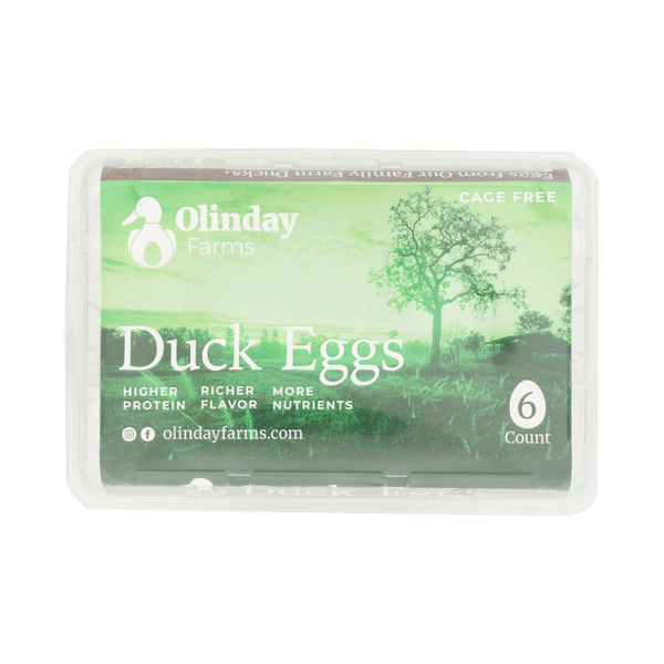 OLINDAY FARMS: Fresh Duck Eggs, 0.5 dz