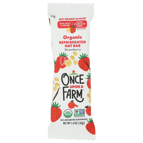 ONCE UPON A FARM: Strawberry Oat Bar, 1.6 oz