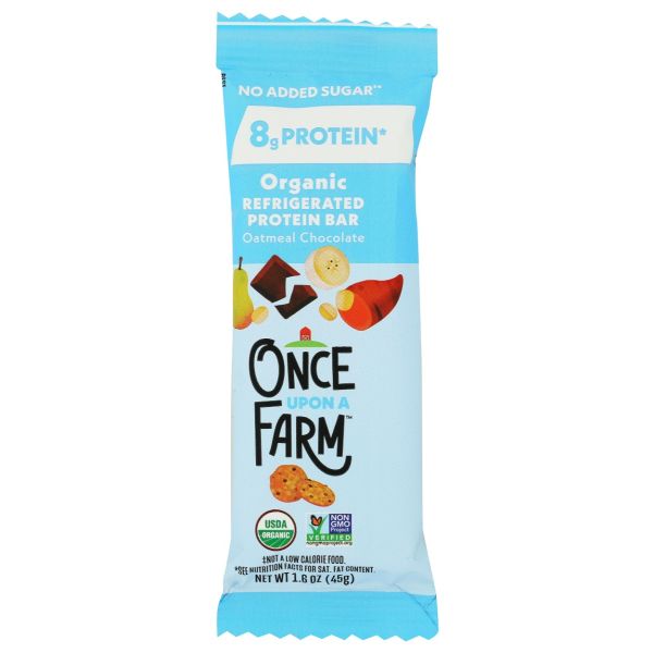 ONCE UPON A FARM: Oatmeal Chocolate Refrigerated Protein Bar, 1.6 oz