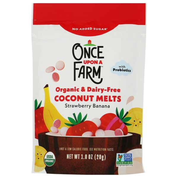 ONCE UPON A FARM: Strawberry Banana Coconut Melts, 1 oz