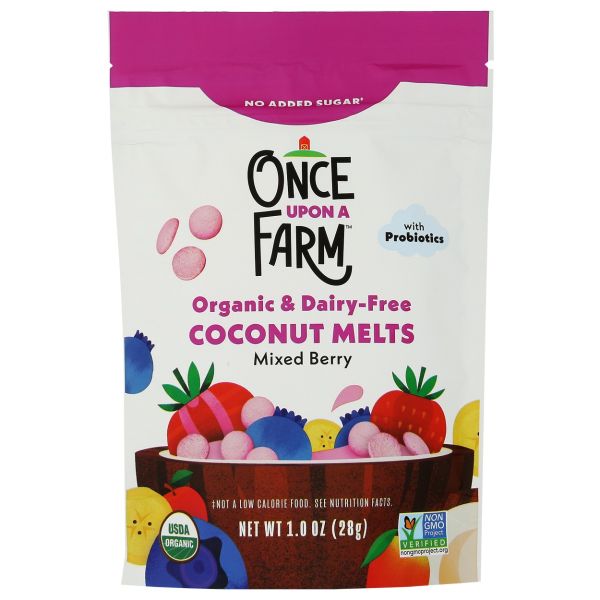 ONCE UPON A FARM: Mixed Berry Coconut Melts, 1 oz