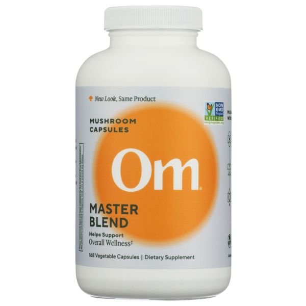 OM MUSHROOMS: Master Blend Mushroom, 160 vc