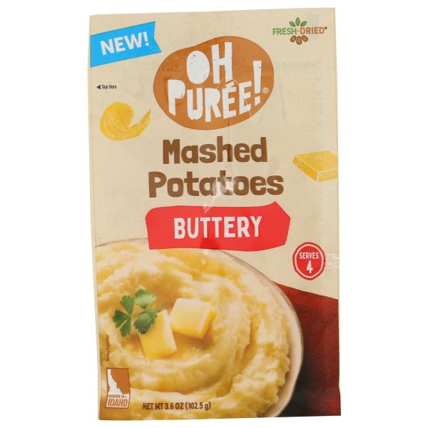 OH PUREE: Buttery Mashed Potatoes, 3.6 oz