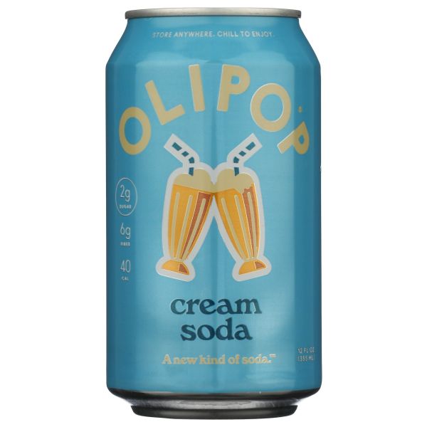 OLIPOP: Cream Soda, 12 fo