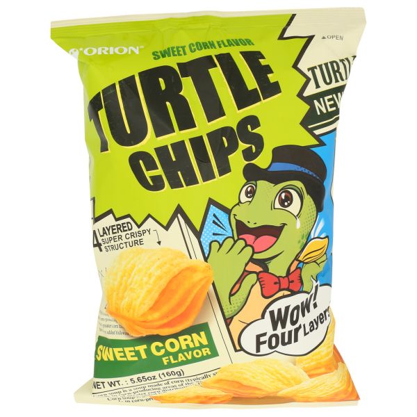 ORION CHIPS: Sweet Corn Turtle Chips, 5.65 oz